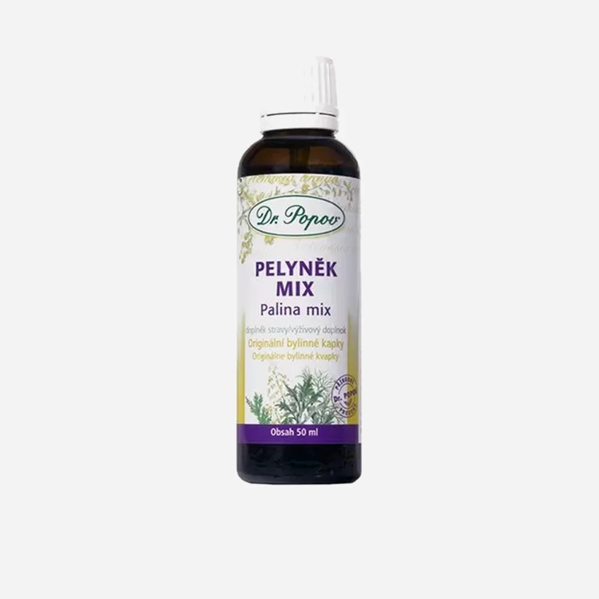 Dr.Popov Pelyněk mix - originální bylinné kapky, 50 ml